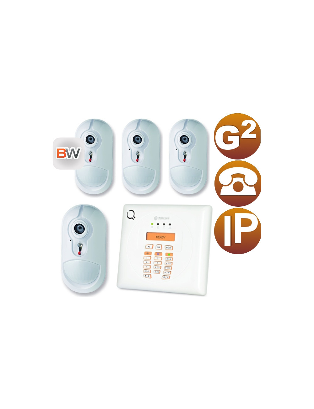 Kit alarma Bentel Wireless x4
