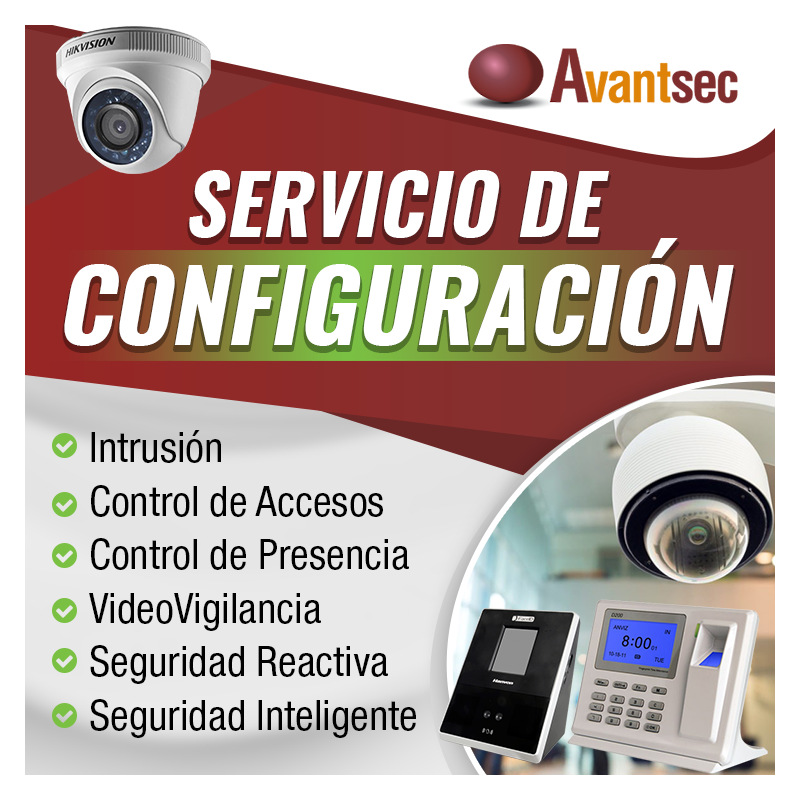 Servicio de configuración Kits videovigilancia megapíxel