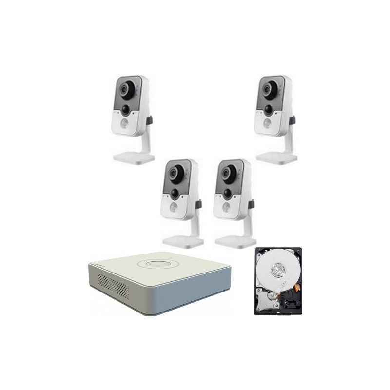 Kit videovigilancia megapixel wifi 4