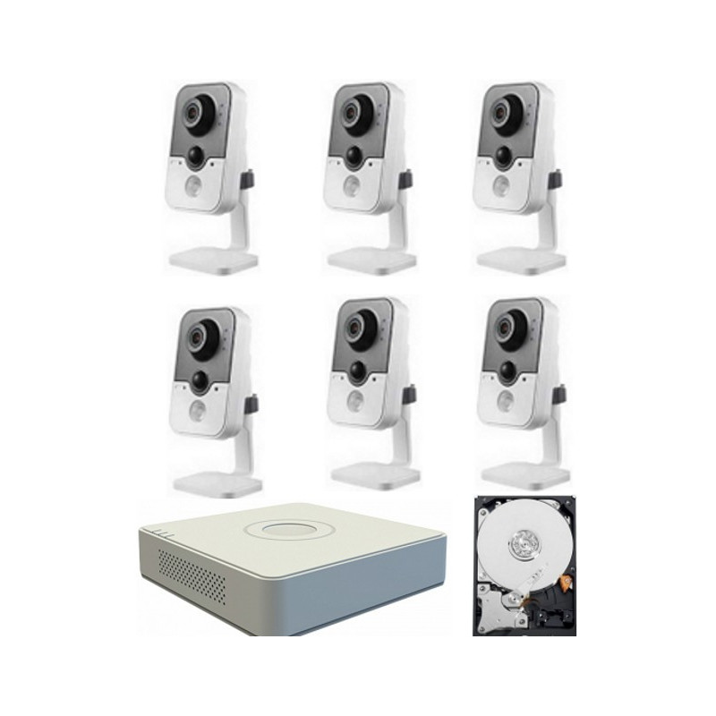 Kit videovigilancia megapixel wifi 6